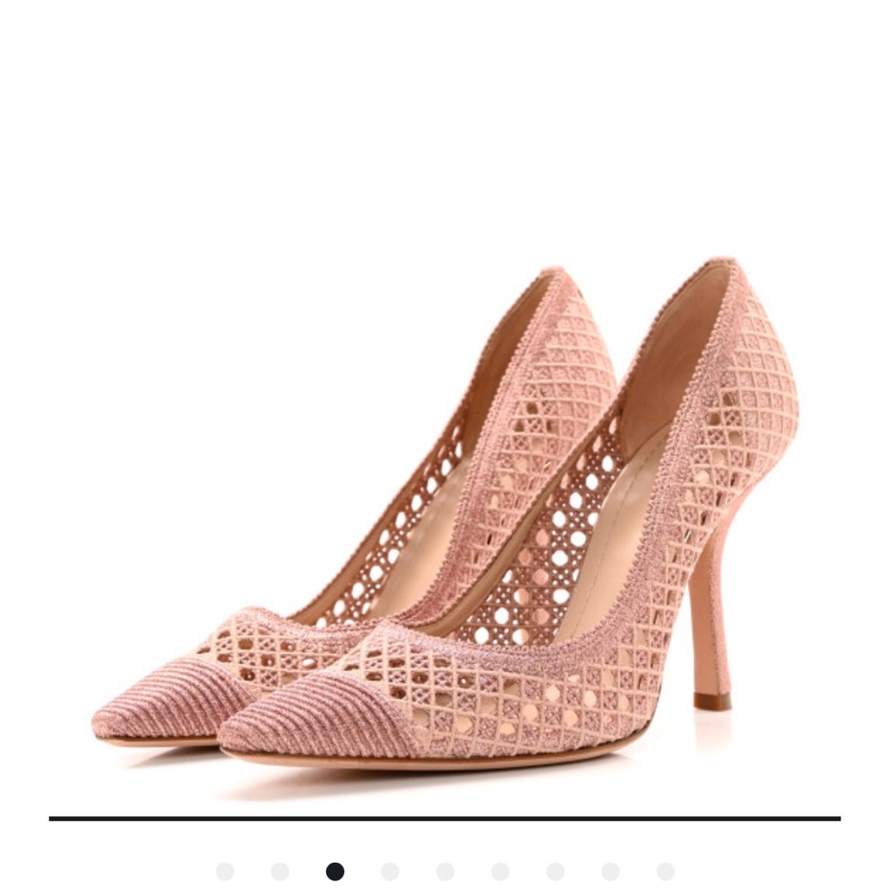 Christian Dior Capture Lurex Pump Heels